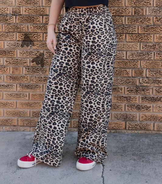 Leopard Boxer Pants