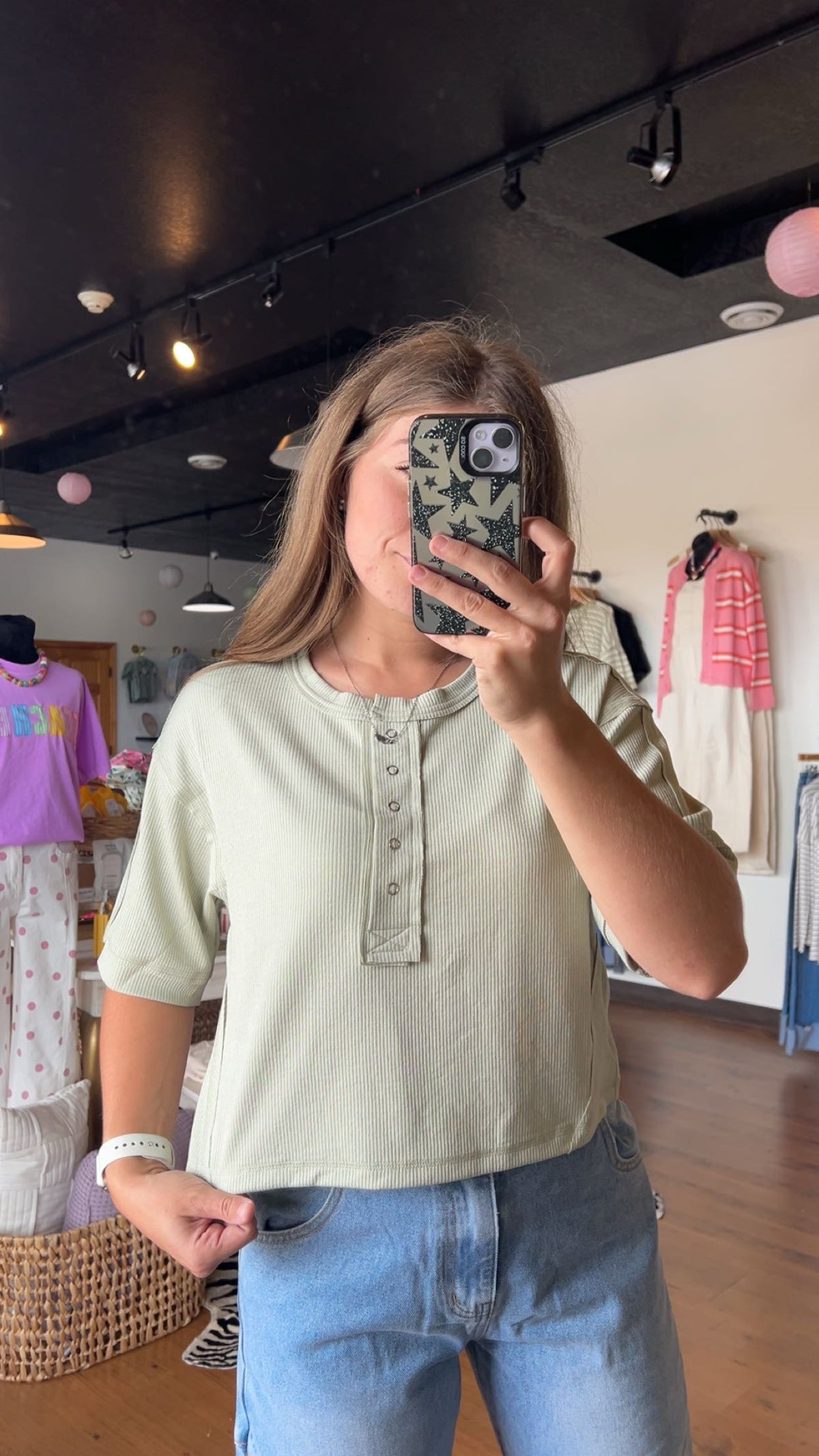 Henley Green Tee