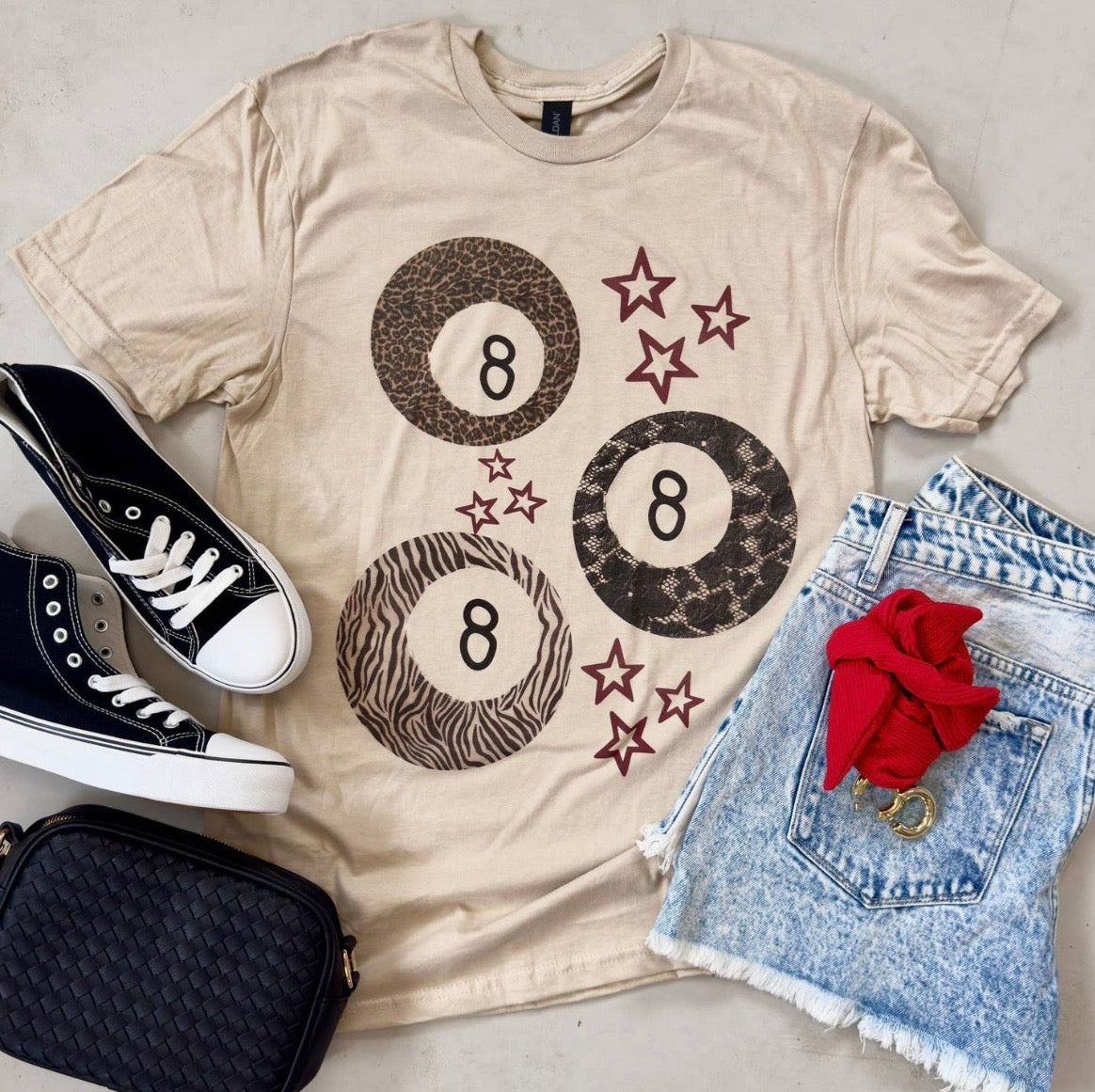 8 Ball Graphic Tee