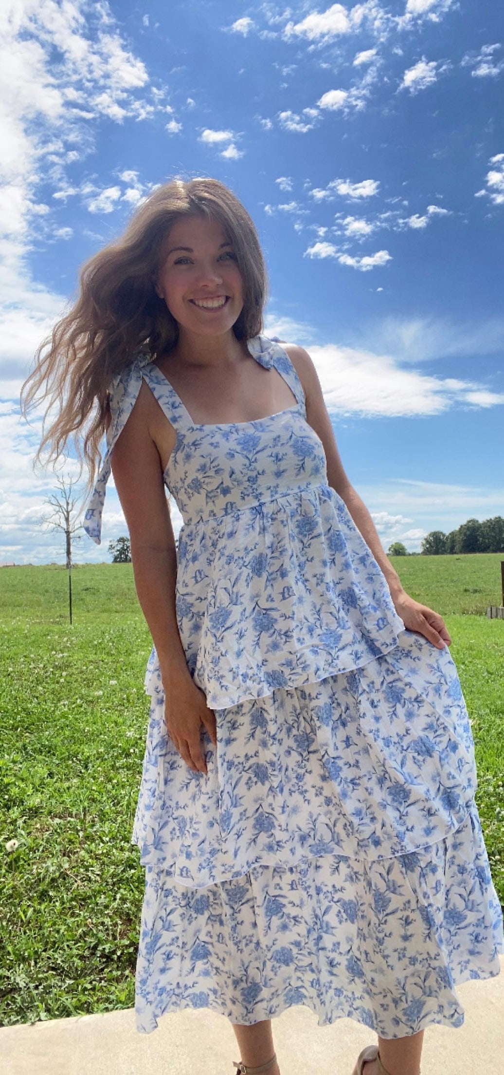 elizabeth floral dress