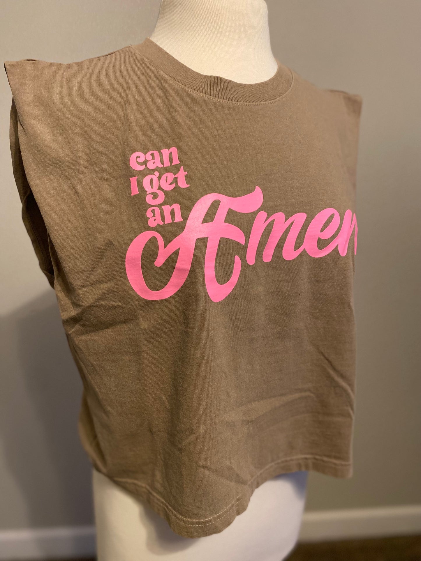 Can I Get an Amen Muscle Tank