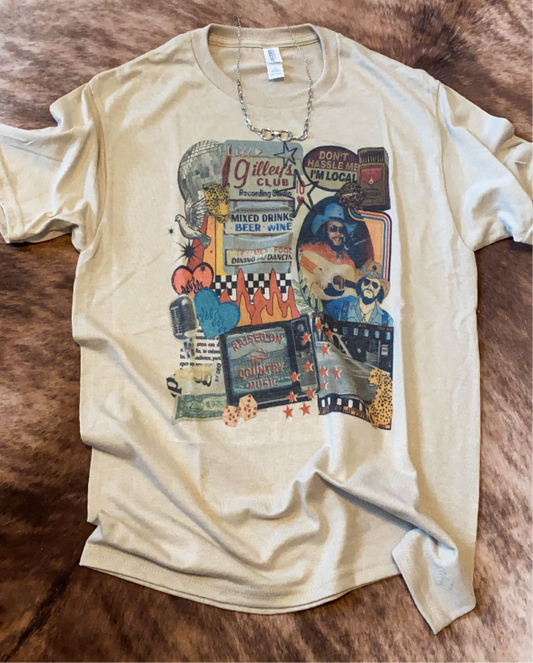 tex collage tee