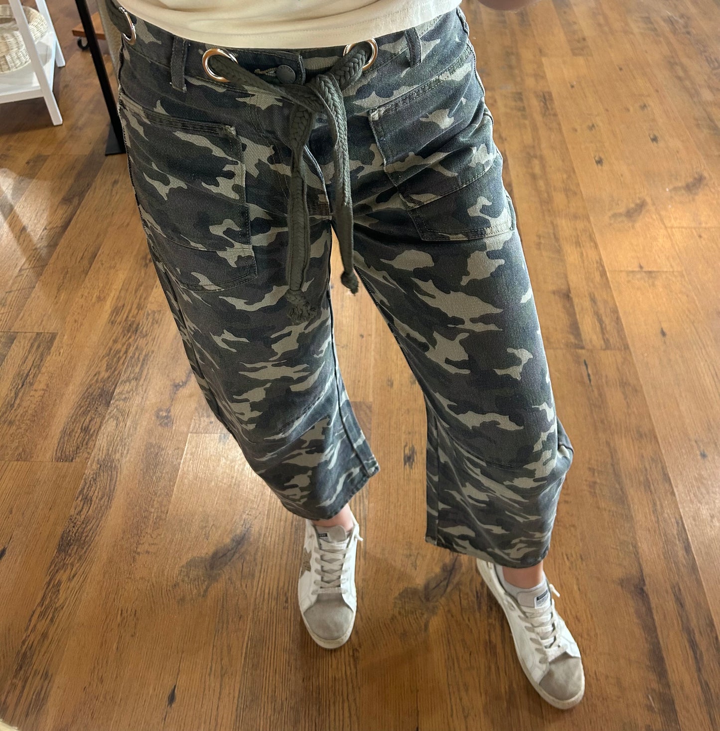 Camo Barrel Jeans