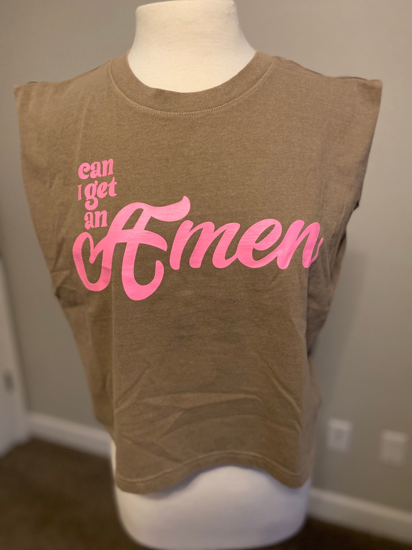 Can I Get an Amen Muscle Tank