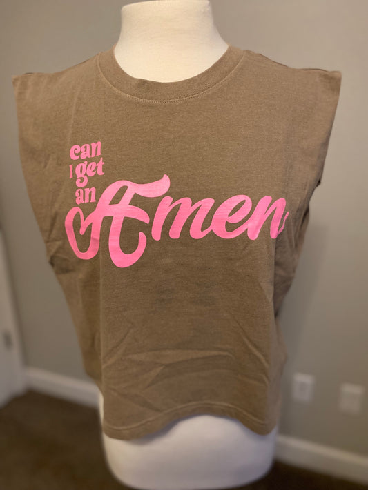 Can I Get an Amen Muscle Tank