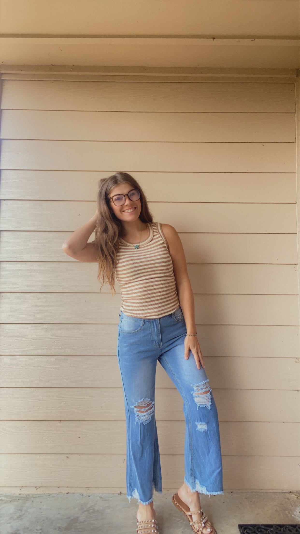 striped tank